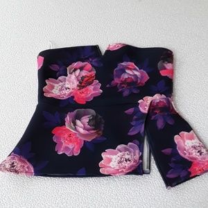 Paint It Red floral top